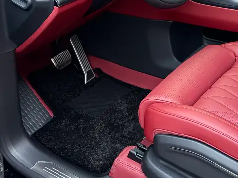 黑色极氪8x 亮光车衣 护板 帝王紫