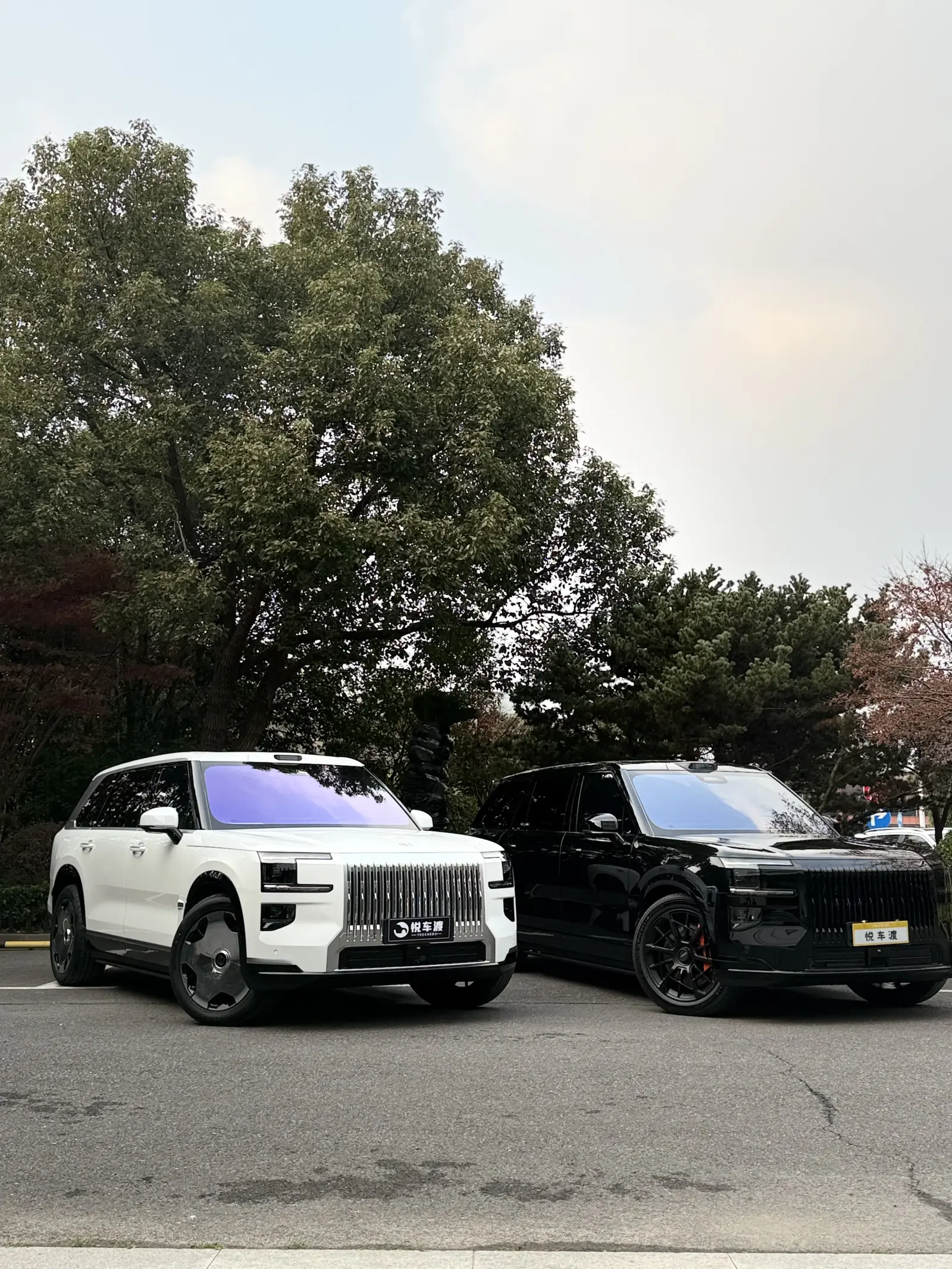 黑白极氪9X升级效果对比 施工实拍 4