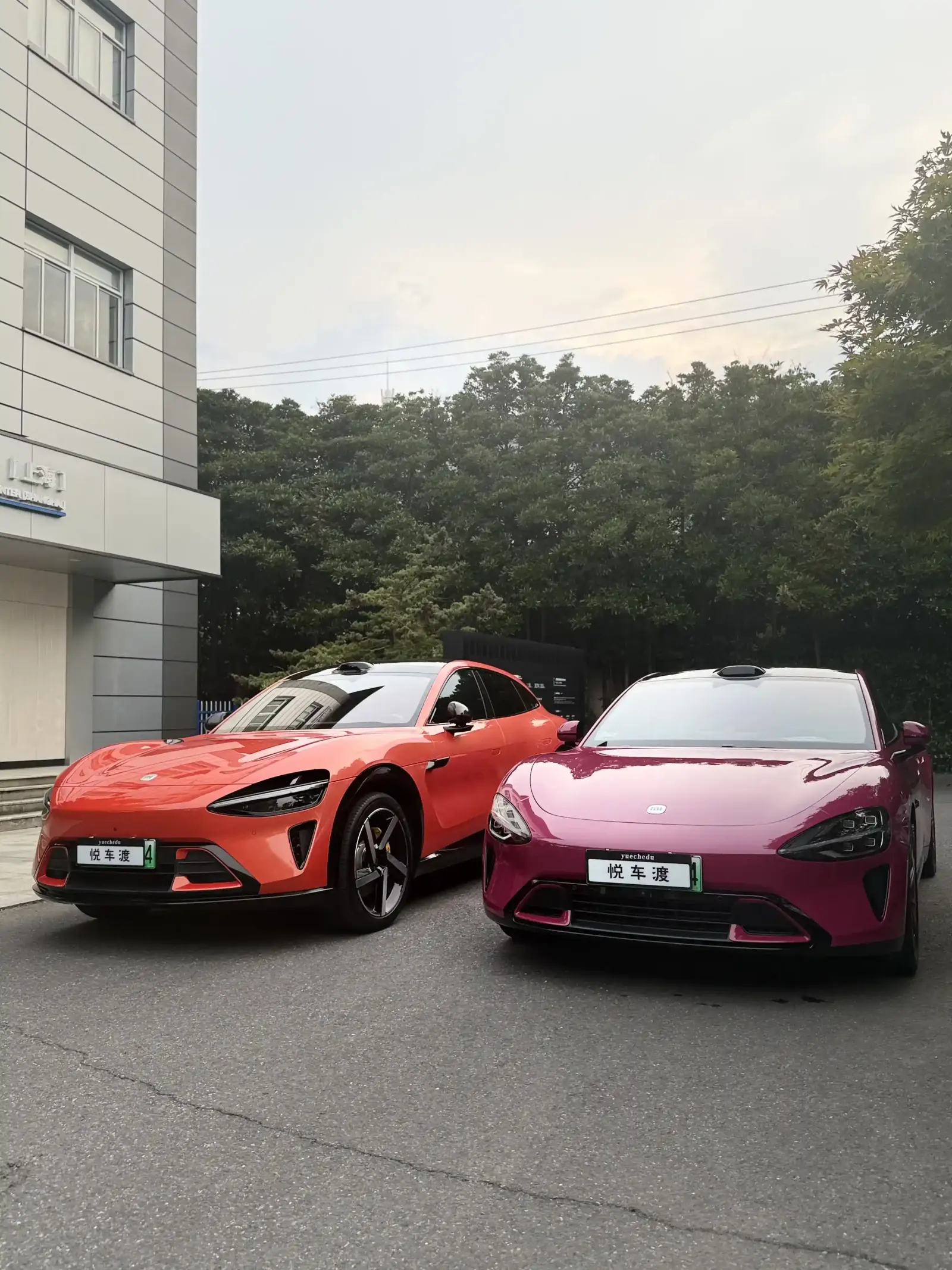 两台小米Yu7隐形车衣+玻璃膜 施工实拍 4