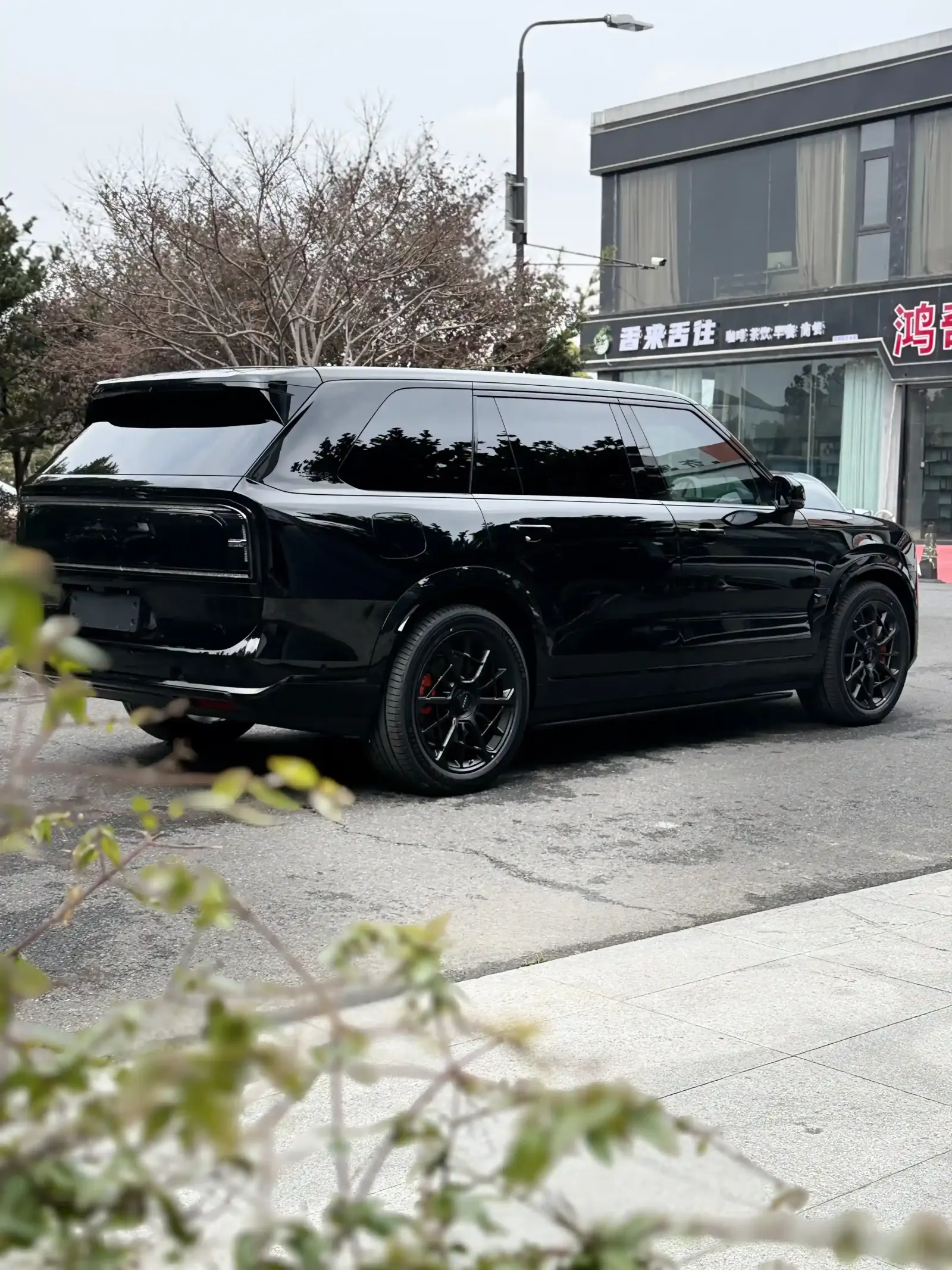 曜黑版极氪9x六件套升级 施工实拍 3