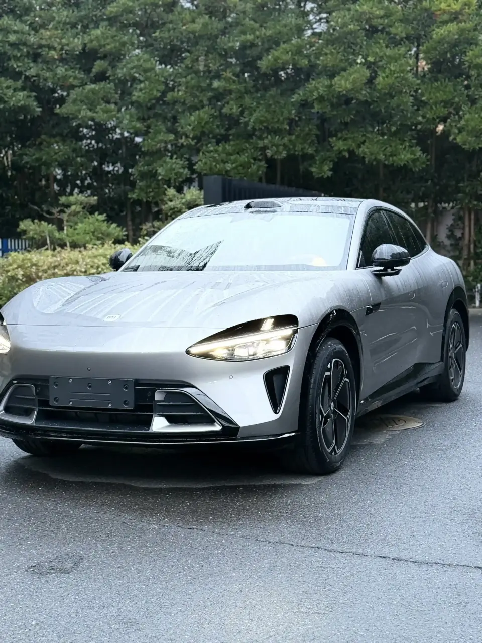 银色小米YU7车衣+玻璃膜+360软包三件套升级 施工实拍 1