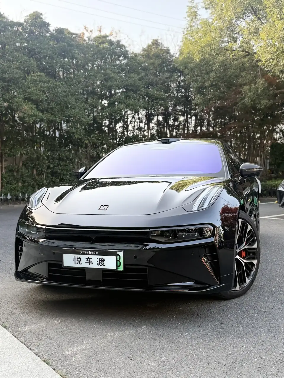 极氪001黑武士车衣+帝王紫玻璃膜+360软包升级