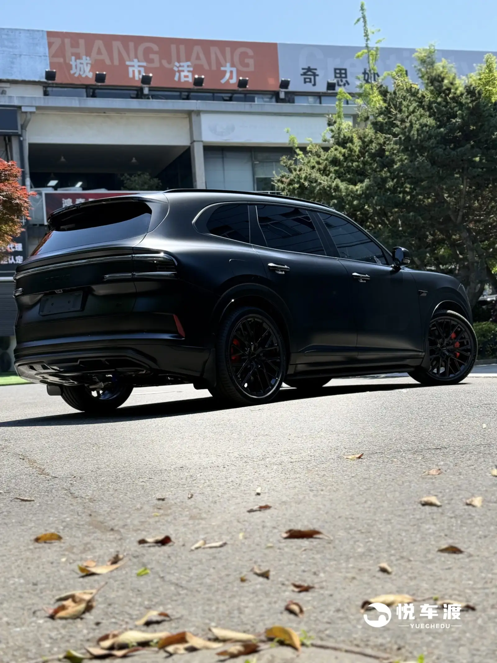 极氪8X哑光黄金三件套来啦 施工实拍 5
