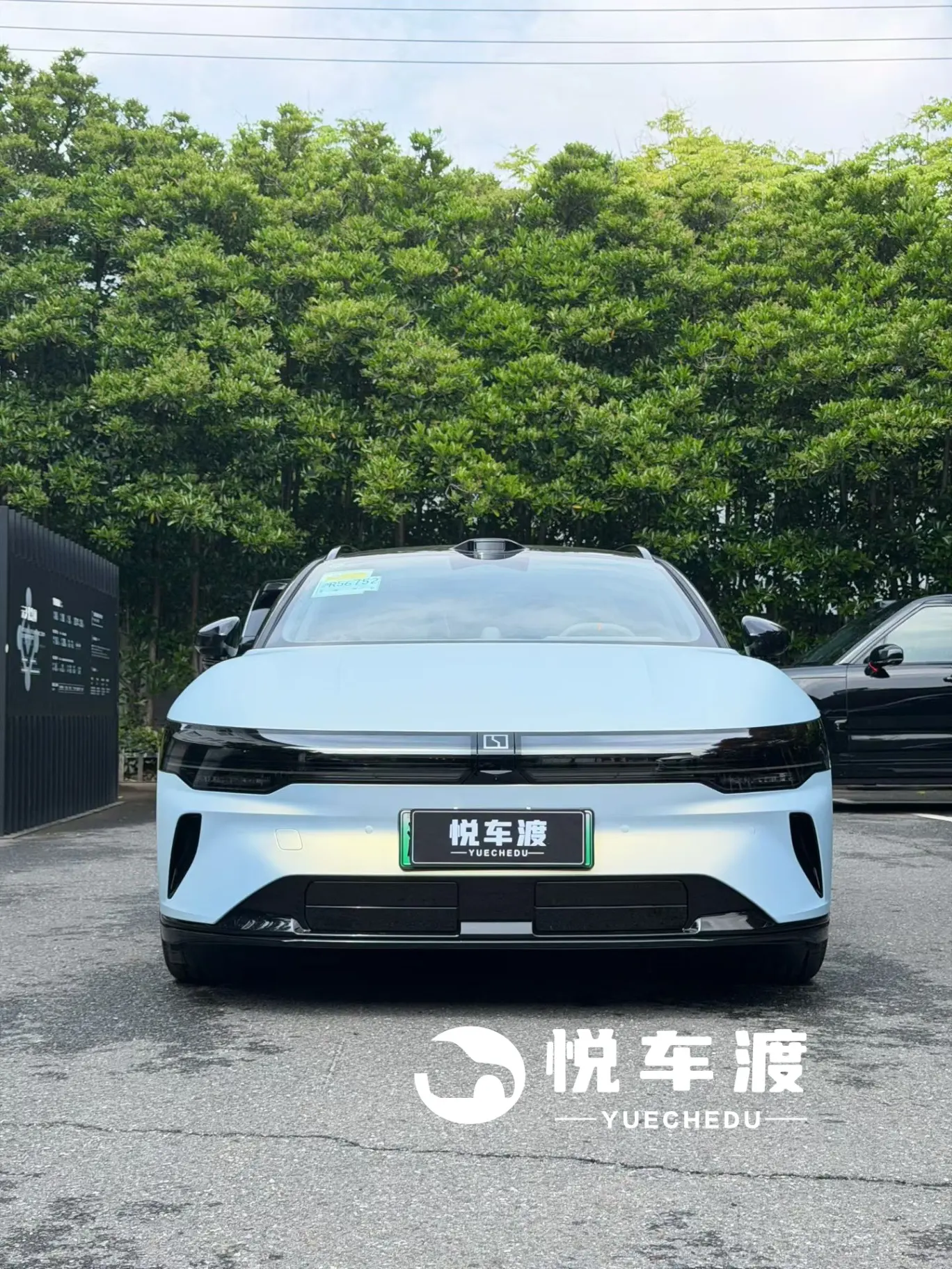 极氪007GT改色：远峰蓝魅金，听着就很亮的感觉 施工实拍 4