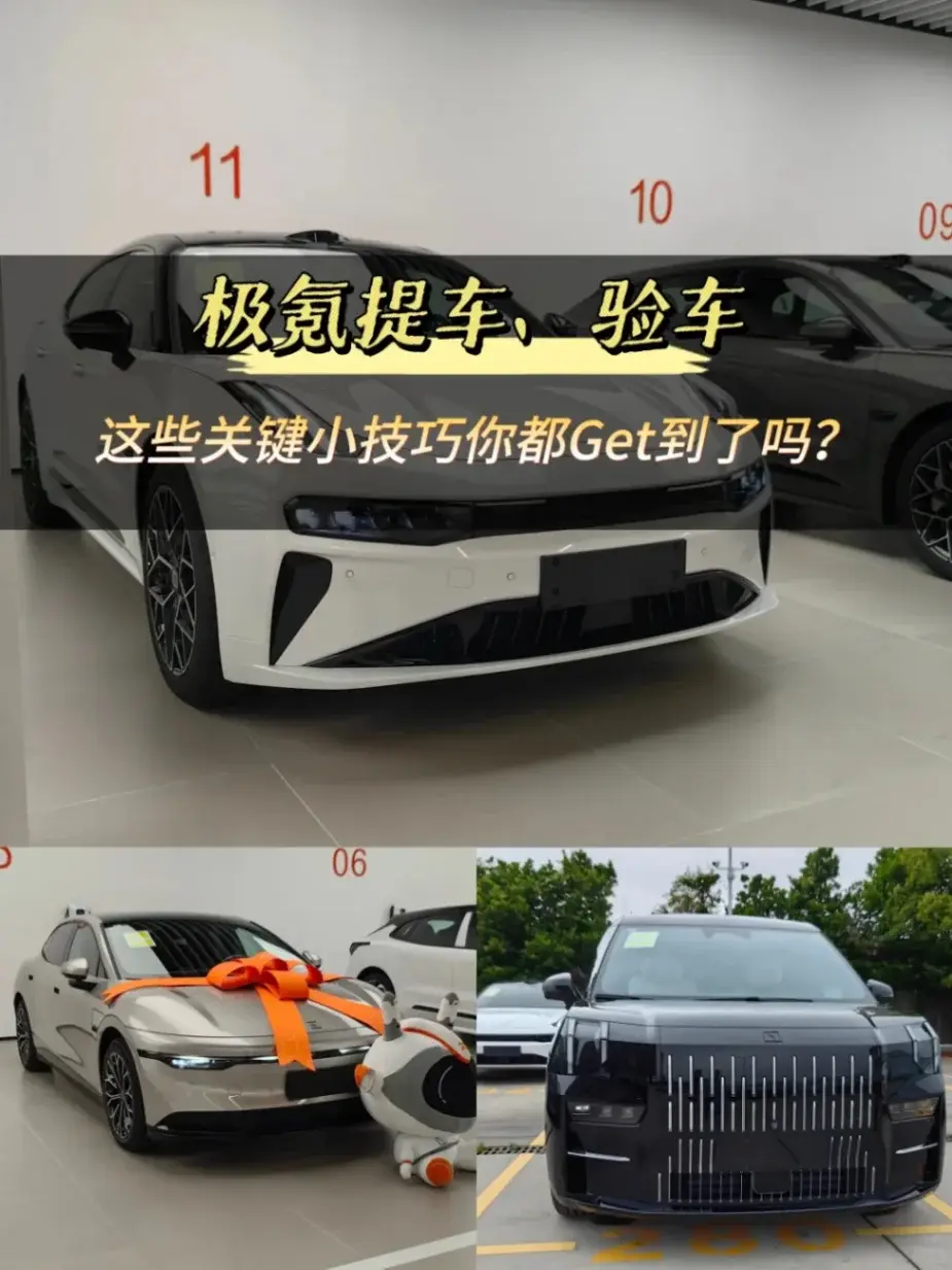 全网期待的极氪9X验车攻略来了！远离运损车